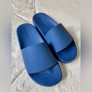 VINCE West Coast Blue Slides Sandals! Size 8 Women
